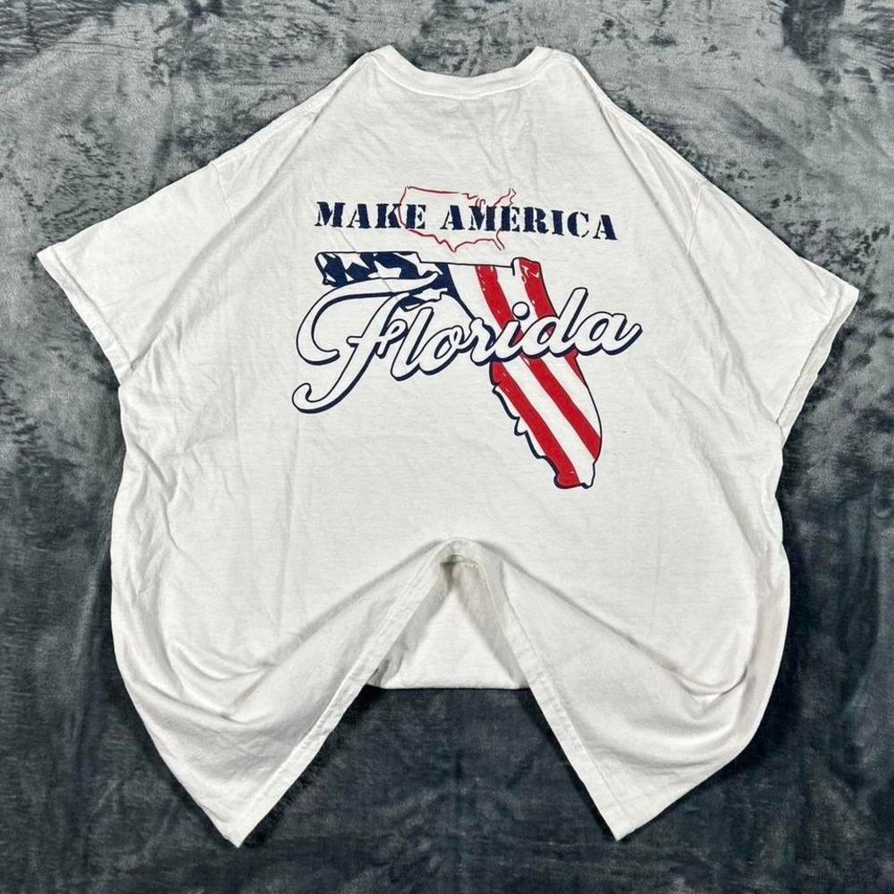Y2K Make America Florida Off The Hook Panama City Beach, Florida White‎ T-Shirt